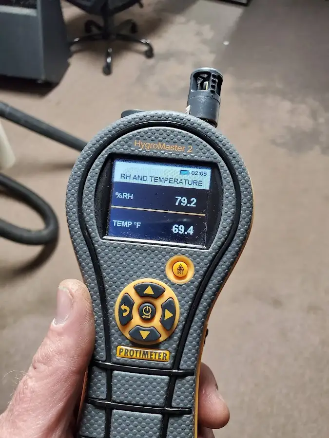 Moisture meter humidity assessment for Fire & Smoke Damage Restoration in West Orange